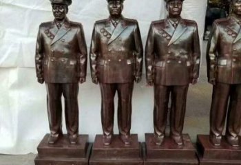 元帥人物雕塑，革命主題雕塑，仿銅元帥人物雕塑廠家