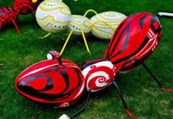 螞蟻雕塑廠家，園林彩繪動物小品，玻璃鋼螞蟻雕塑廠