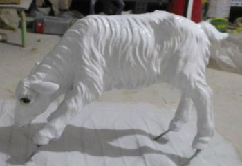 綿羊雕塑廠家，仿真玻璃鋼綿羊雕塑廠