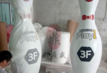 仿古保齡球雕塑 商場保齡球雕塑