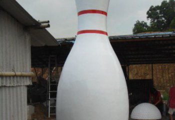 大型保齡球雕塑 園林保齡球雕塑 標識主題小品