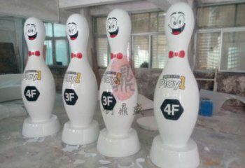 創意保齡球雕塑 園林保齡球雕塑