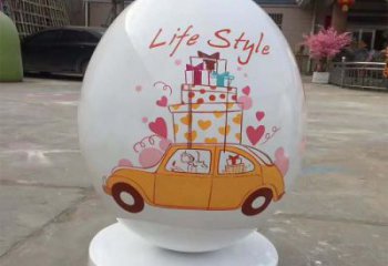 仿古彩蛋雕塑 步行街彩蛋雕塑