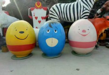 大型彩蛋雕塑 園林彩蛋雕塑