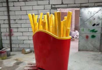 薯條雕塑 商業街薯條雕塑 宣傳主題擺件