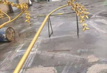 仿古水稻雕塑廠家 庭院彩繪雕塑 田間小品