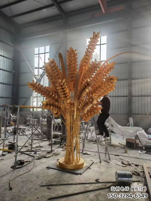 仿真青稞雕塑廠家 酒店公園雕塑 風景區擺件