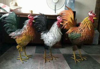 風(fēng)景區(qū)公雞雕塑廠家 售樓處廣場雕塑 仿古擺件