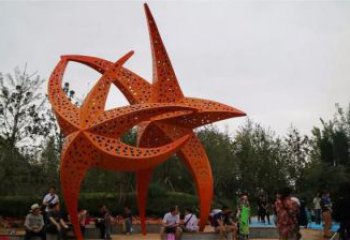 公園海星雕塑 酒店門口雕塑 彩繪擺件