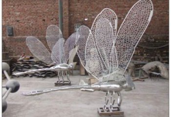 螳螂雕塑，動物雕塑，鏤空工藝雕塑