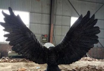 古銅色老鷹雕塑 大型城市雕塑 商業街擺件