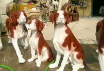 園林小狗雕塑 城市廣場(chǎng)雕塑 步行街?jǐn)[件