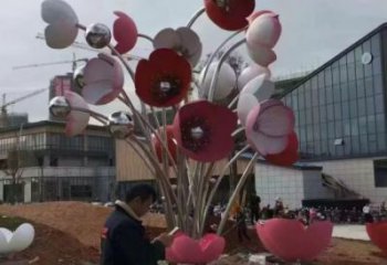 園林花朵雕塑 風景區仿真雕塑 廣場小品