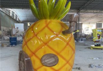 商業街菠蘿雕塑 售樓處雕塑 果蔬擺件