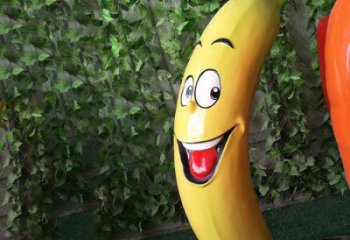 商業街香蕉雕塑 售樓處雕塑 水果擺件