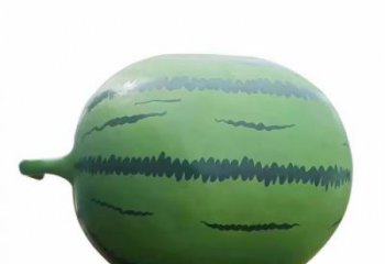 西瓜雕塑 大型城市雕塑 商業街擺件