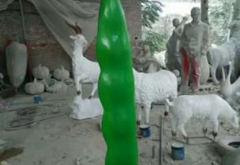 大型豆角雕塑 門口創意雕塑 售樓處小品