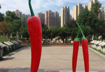 大型辣椒雕塑 門口創意雕塑 售樓處小品