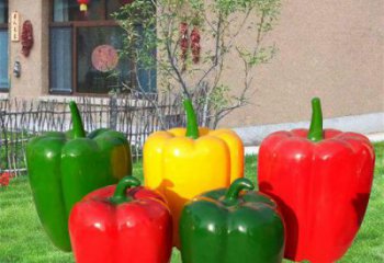 城市青椒雕塑 風(fēng)景區(qū)彩繪雕塑 抽象擺件