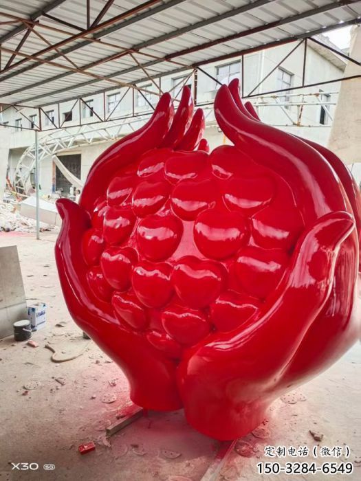 大型石榴雕塑 門口創意雕塑 售樓處小品
