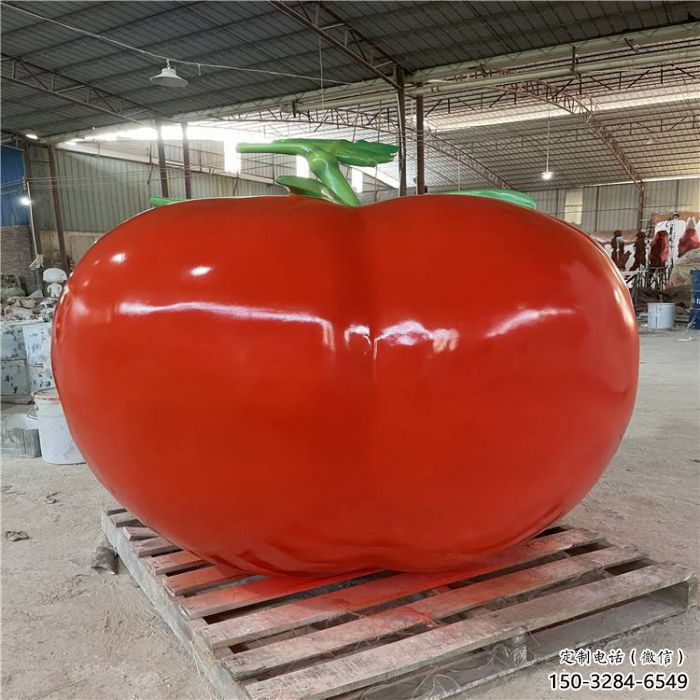 店門口番茄雕塑 創(chuàng)意景觀雕塑 仿真擺件