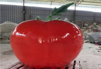 創意番茄雕塑 步行街店門口雕塑 蔬菜小品