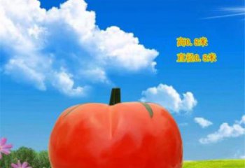 田間番茄雕塑 彩繪仿真雕塑 園林?jǐn)[件