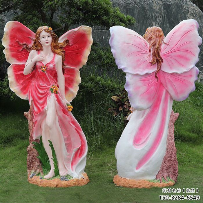 風景區蝴蝶仙子雕塑 售樓處廣場雕塑 仿古擺件