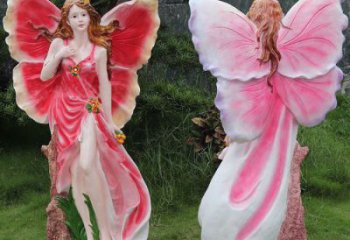 風景區(qū)蝴蝶仙子雕塑 售樓處廣場雕塑 仿古擺件