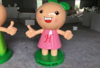 動漫娃娃雕塑 店門口園林雕塑 卡通小品