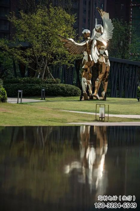 大型飛人雕塑 步行街卡通雕塑 卡通擺件