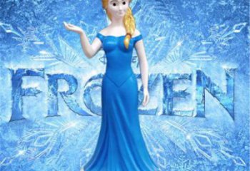 大型冰雪奇緣雕塑 門口創(chuàng)意雕塑 售樓處小品