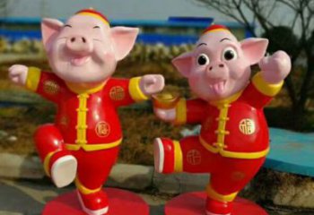 創(chuàng)意小豬佩奇雕塑 步行街店門口雕塑 卡通小品