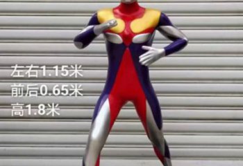 奧特曼雕塑制作 廣場卡通雕塑 門口小品