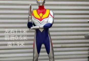 店門口奧特曼雕塑 創意景觀雕塑 卡通擺件