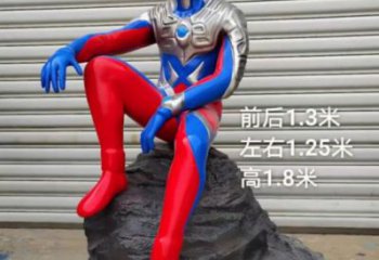 商場奧特曼雕塑 卡通雕塑 店門口小品