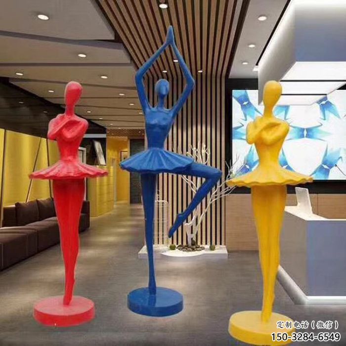 庭院女孩雕塑 城市彩繪雕塑 童趣小品