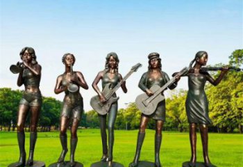 風景區音樂人雕塑 售樓處廣場雕塑 仿古擺件