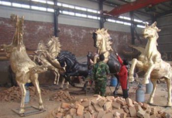 田間騎馬人雕塑 古羅馬民俗雕塑 園林?jǐn)[件