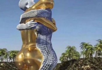 園林情侶雕塑 風(fēng)景區(qū)幸福雕塑 廣場小品