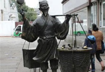 商場商販雕塑 民俗雕塑 店門口小品