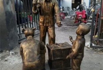 商販雕塑 庭院民俗雕塑 彩繪擺件