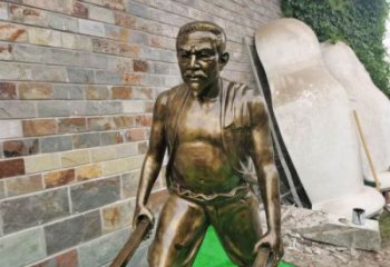 大型推車雕塑 步行街民俗雕塑 小販擺件