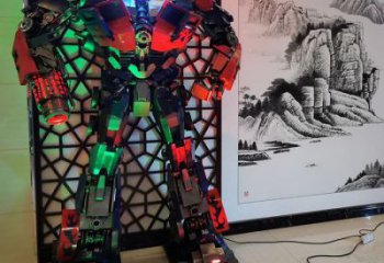 彩繪機器人雕塑 大型城市雕塑 商業街擺件