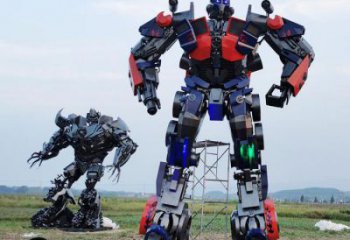 園林機器人雕塑 田間彩繪雕塑 卡通擺件