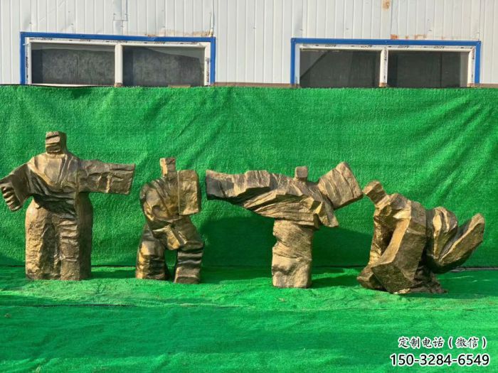 民俗太極拳雕塑 店門口園林雕塑 抽象小品