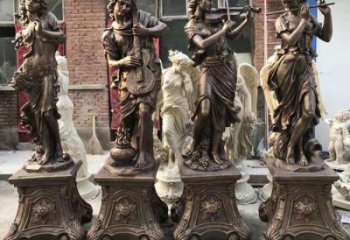 民俗四季女神雕塑 酒店公園雕塑 風景區擺件