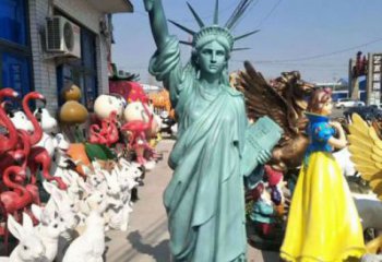 城市勝利女神雕塑 風(fēng)景區(qū)彩繪雕塑 抽象擺件