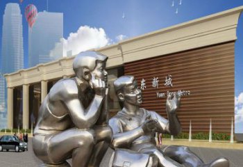 制作園林少先隊員雕塑 風景區學生雕塑 廣場小品