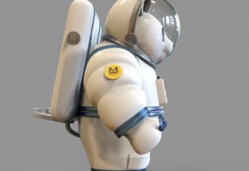 商業街太空人雕塑 售樓處雕塑 航天擺件